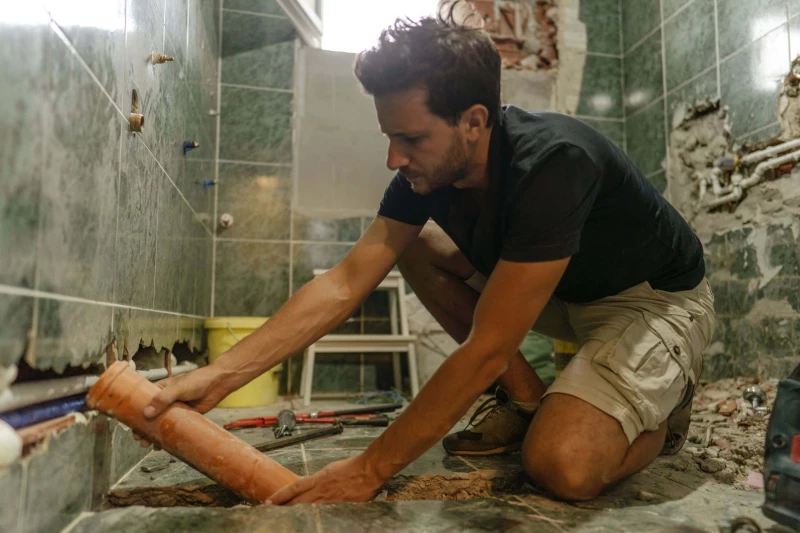 renovating a bathroom