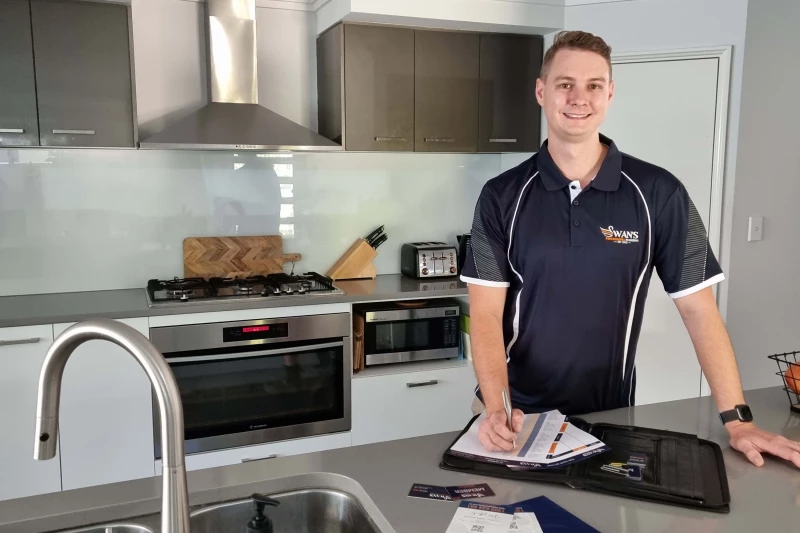 Perth plumber installing a whole house water filtration system